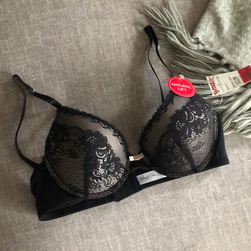 Black/Nude Lace push-up Bra